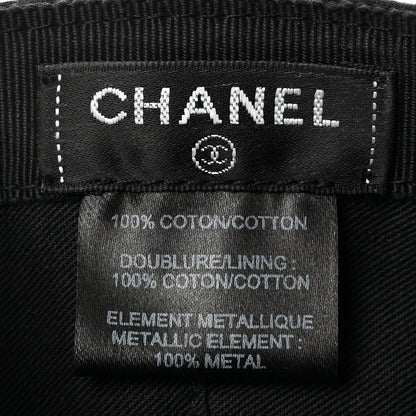 Chanel Cotton CC Cap Hat Black 8 of 10