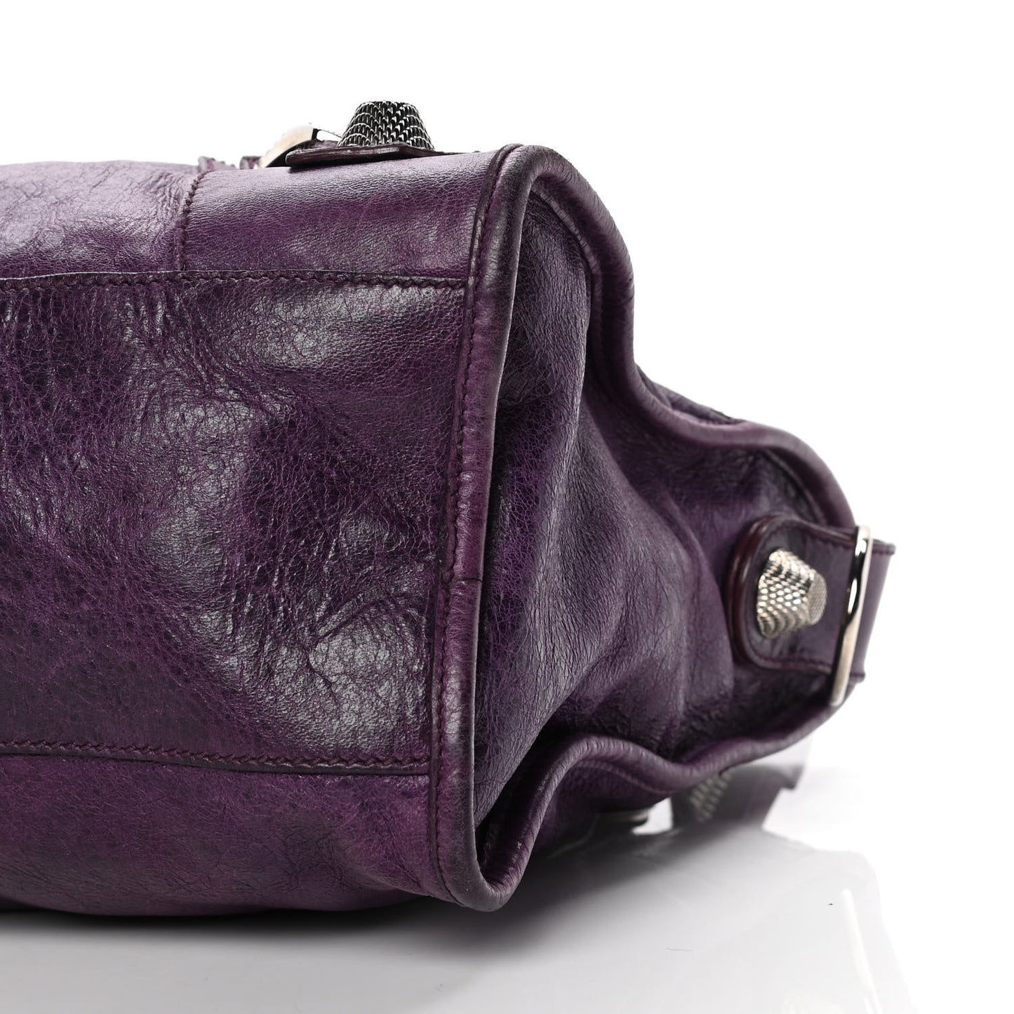 Agneau Giant 21 Silver Hardware City Raisin