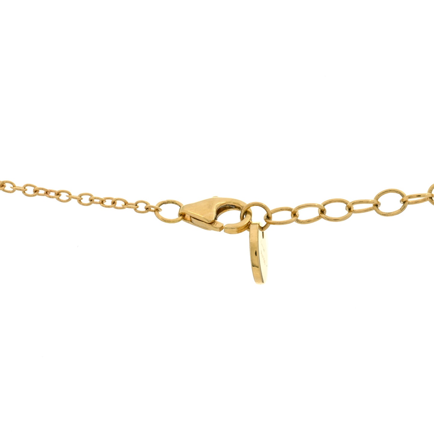 18K Yellow Gold Enamel Icon Blooms Necklace