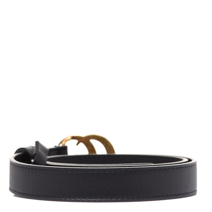 Gucci Calfskin Double G 20mm Belt 65 26 Black 2 of 4
