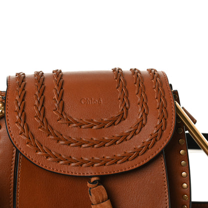 Chloe Calfskin Braided Mini Hudson Shoulder Bag Caramel 11 of 11