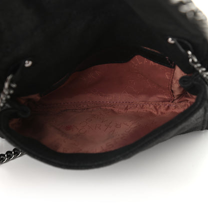 Stella McCartney Shaggy Deer Quilted Studded Falabella Crossbody Black 5 of 11