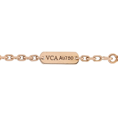 Van Cleef & Arpels 18K Rose Gold Carnelian Onyx Lucky Spring Open Wing Lady Bug Bracelet 3 of 5