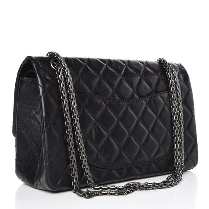 Chanel Aged Calfskin Quilted 2.55 Reissue 226 Flap Black 3 of 10