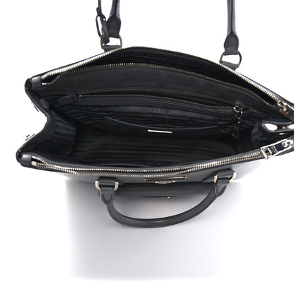 Prada Saffiano Lux Galleria Front Pocket Tote Marmo 4 of 10