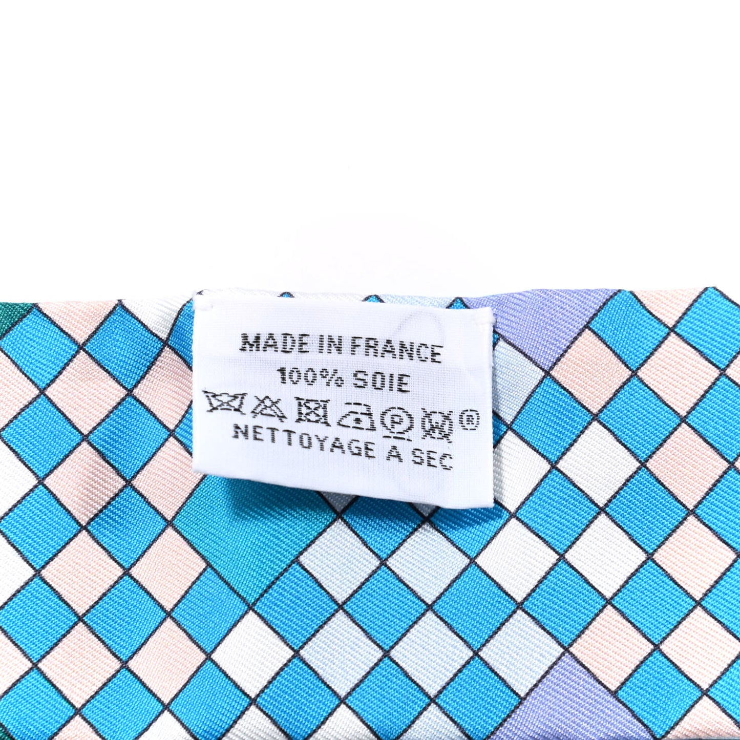 Silk Colliers De Chiens Remix Twilly White Turquoise