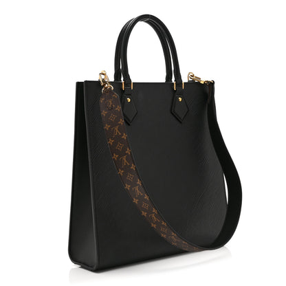 Louis Vuitton Epi Sac Plat PM Black 3 of 9