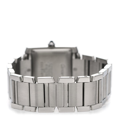 Cartier Stainless Steel 28mm Tank Francaise Automatic Watch 3 of 5