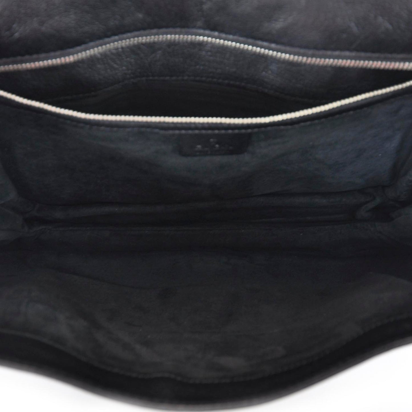 Leather Blondie Medium Flap Black