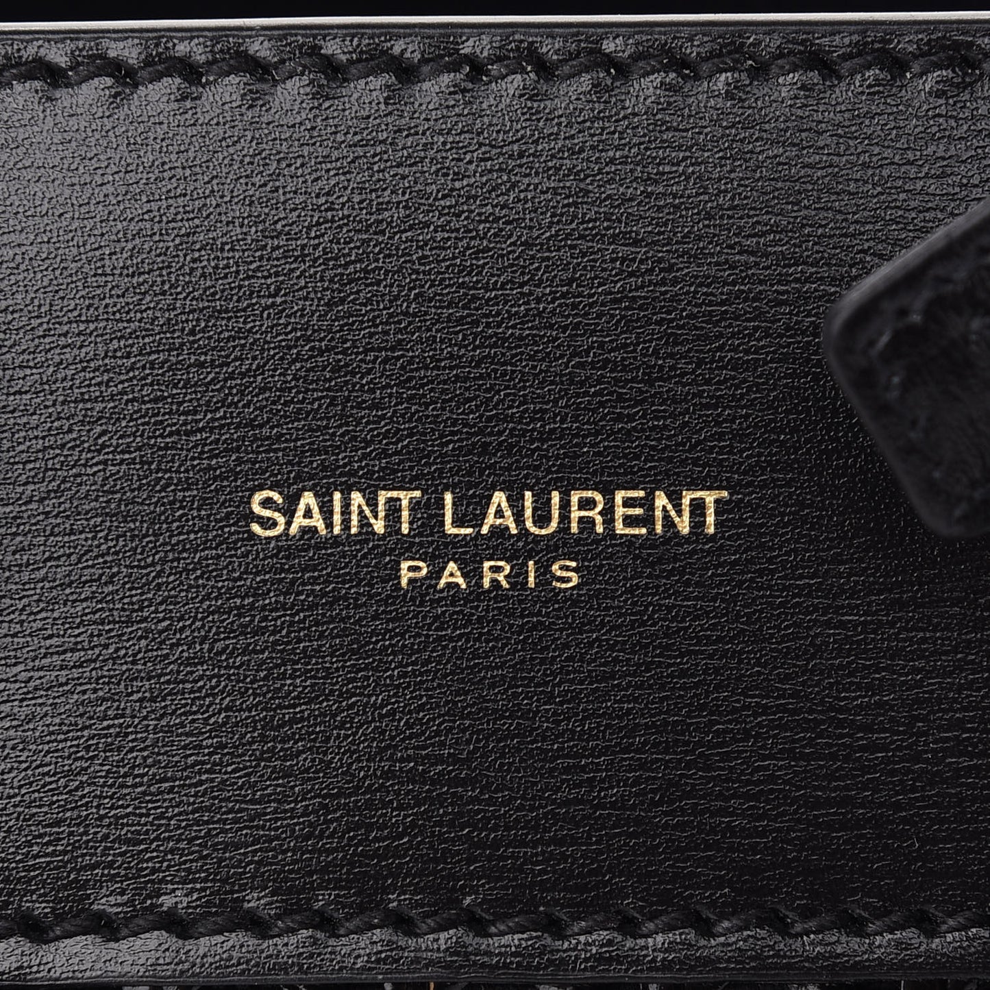 Calfskin Paglia Palm Nano Sac De Jour Black