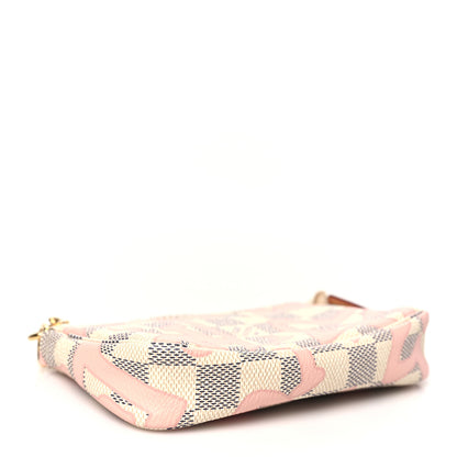 Louis Vuitton Damier Azur Tahitienne Mini Pochette Accessories 4 of 9