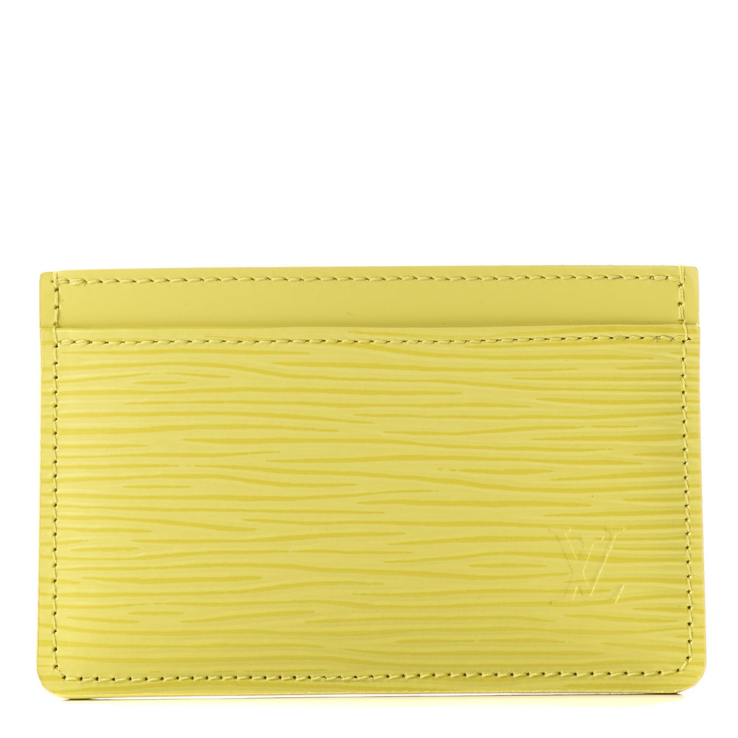 Epi Card Holder Vert Acide