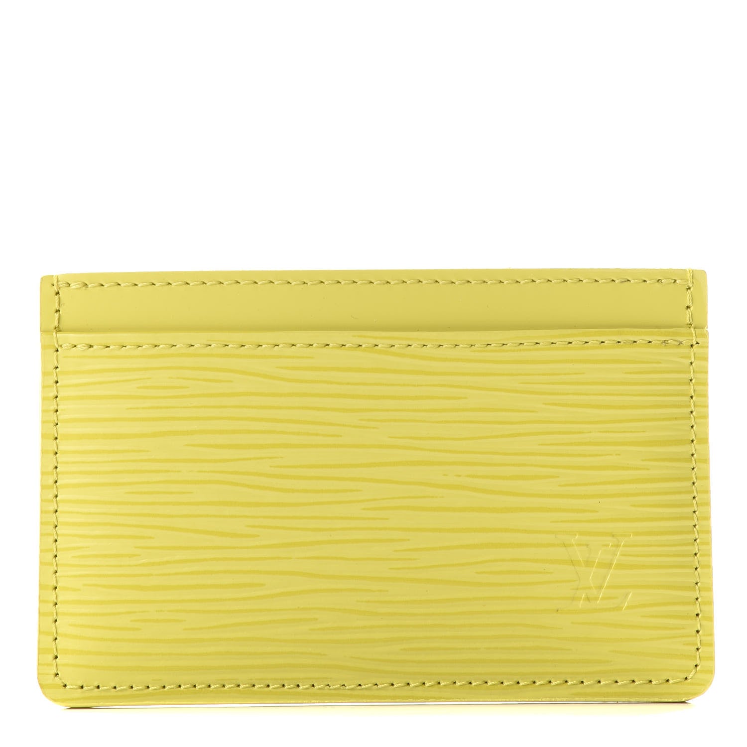 Louis Vuitton Epi Card Holder Vert Acide 1 of 9