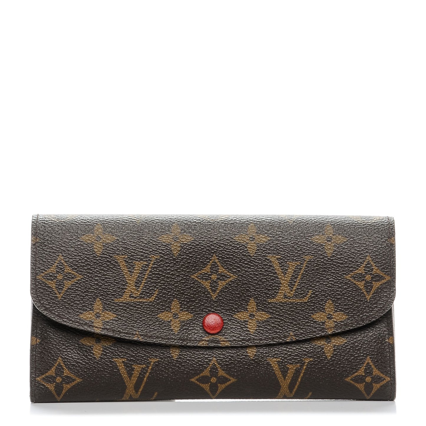 Monogram Emilie Wallet Red