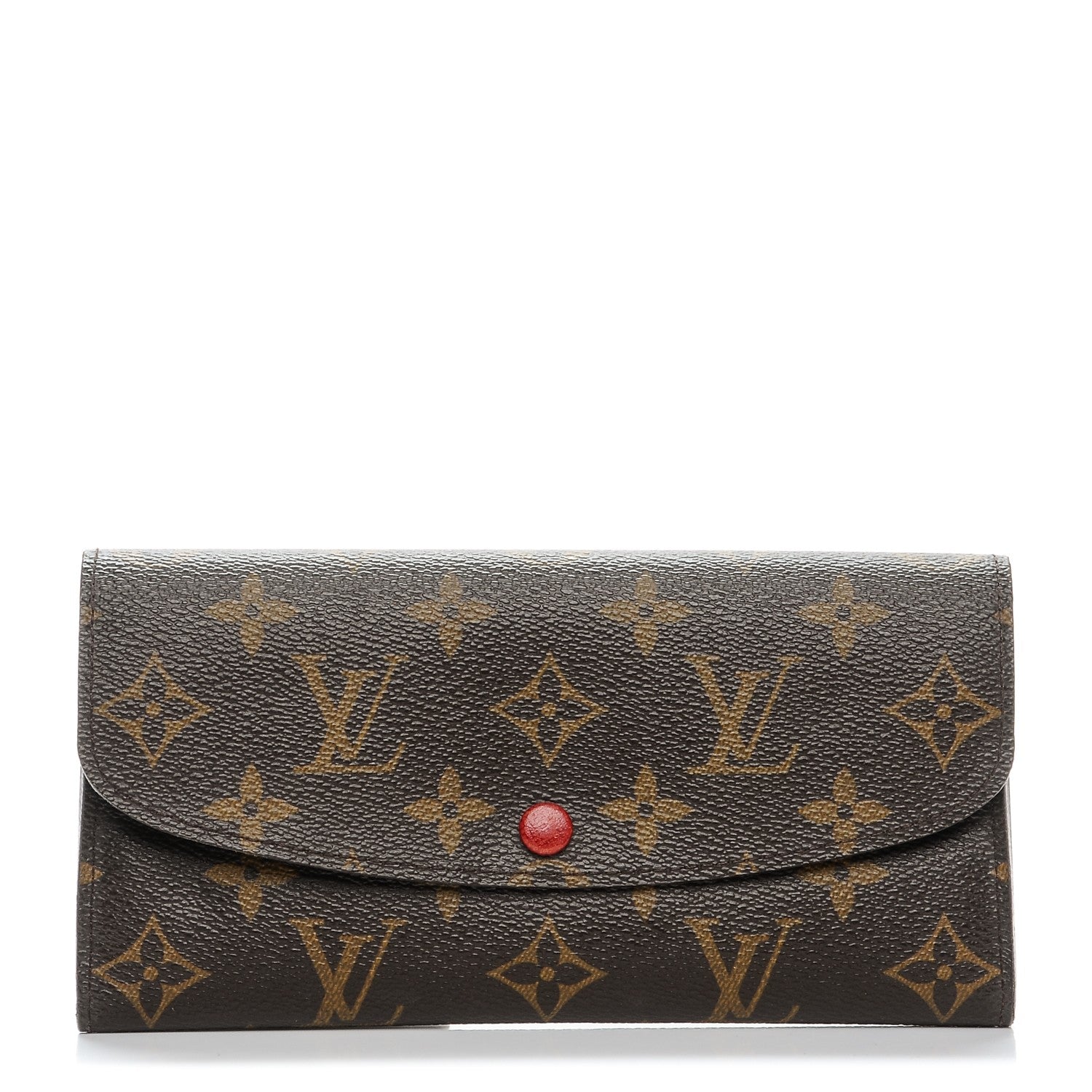 Louis Vuitton Monogram Emilie Wallet Red 1 of 7