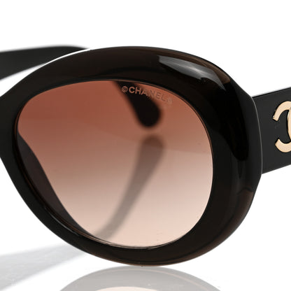 Chanel Acetate Oval CC Sunglasses 5469-B Green 7 of 8