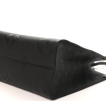Louis Vuitton Empreinte Monogram Giant Onthego MM Black 8 of 9