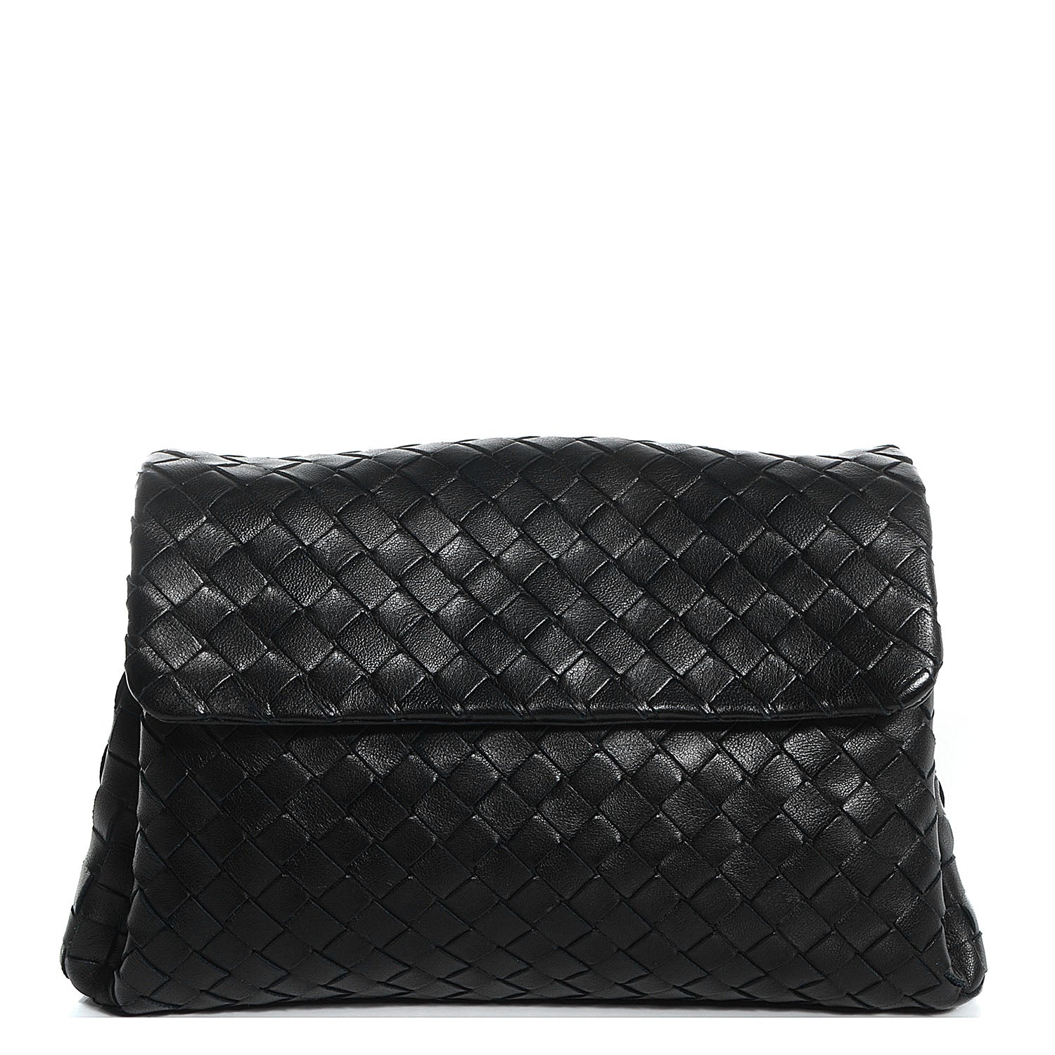 Bottega Veneta Nappa Intrecciato Cosmetic Case Nero Black 1 of 9