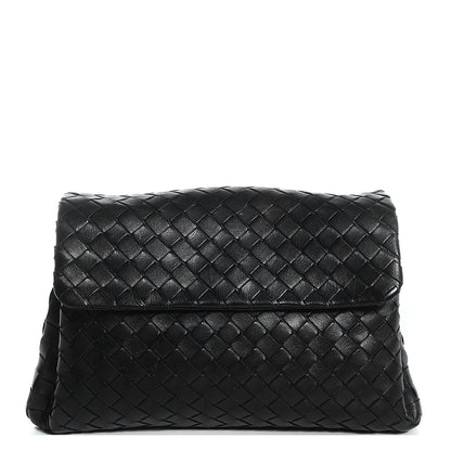 Bottega Veneta Nappa Intrecciato Cosmetic Case Nero Black 1 of 9
