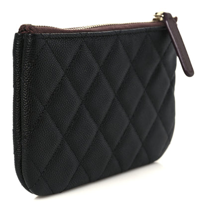 Chanel Caviar Quilted Small Cosmetic Case Black 3 of 8