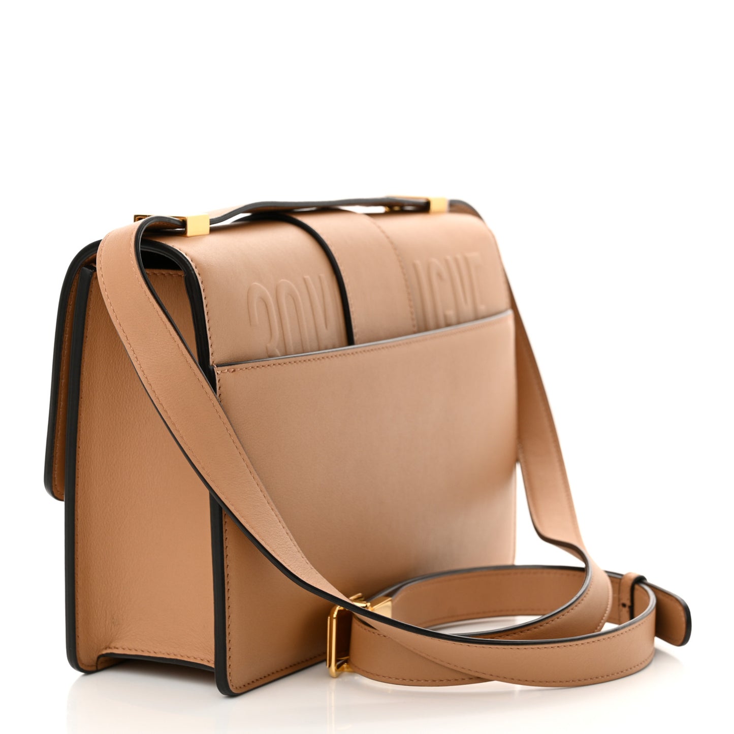 Smooth Calfskin 30 Montaigne Flap Bag Brown