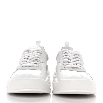 Valentino Garavani Calfskin Suede Mens Gumboy Sneakers 40.5 White 2 of 9