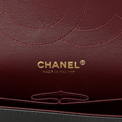 Chanel Lambskin Quilted Jumbo Double Flap Black 6 of 19