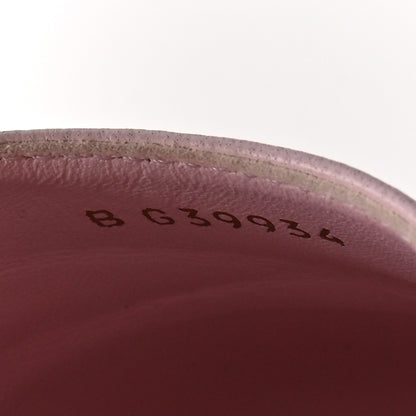 Chanel Lambskin Grosgrain CC Espadrilles Wedges 40 Pink Black 8 of 10