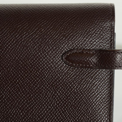 Hermes Epsom Kelly Longue Wallet Chocolate 12 of 30