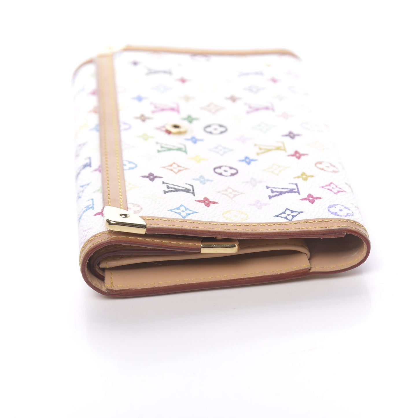 Monogram Multicolor Porte Tresor International Wallet White