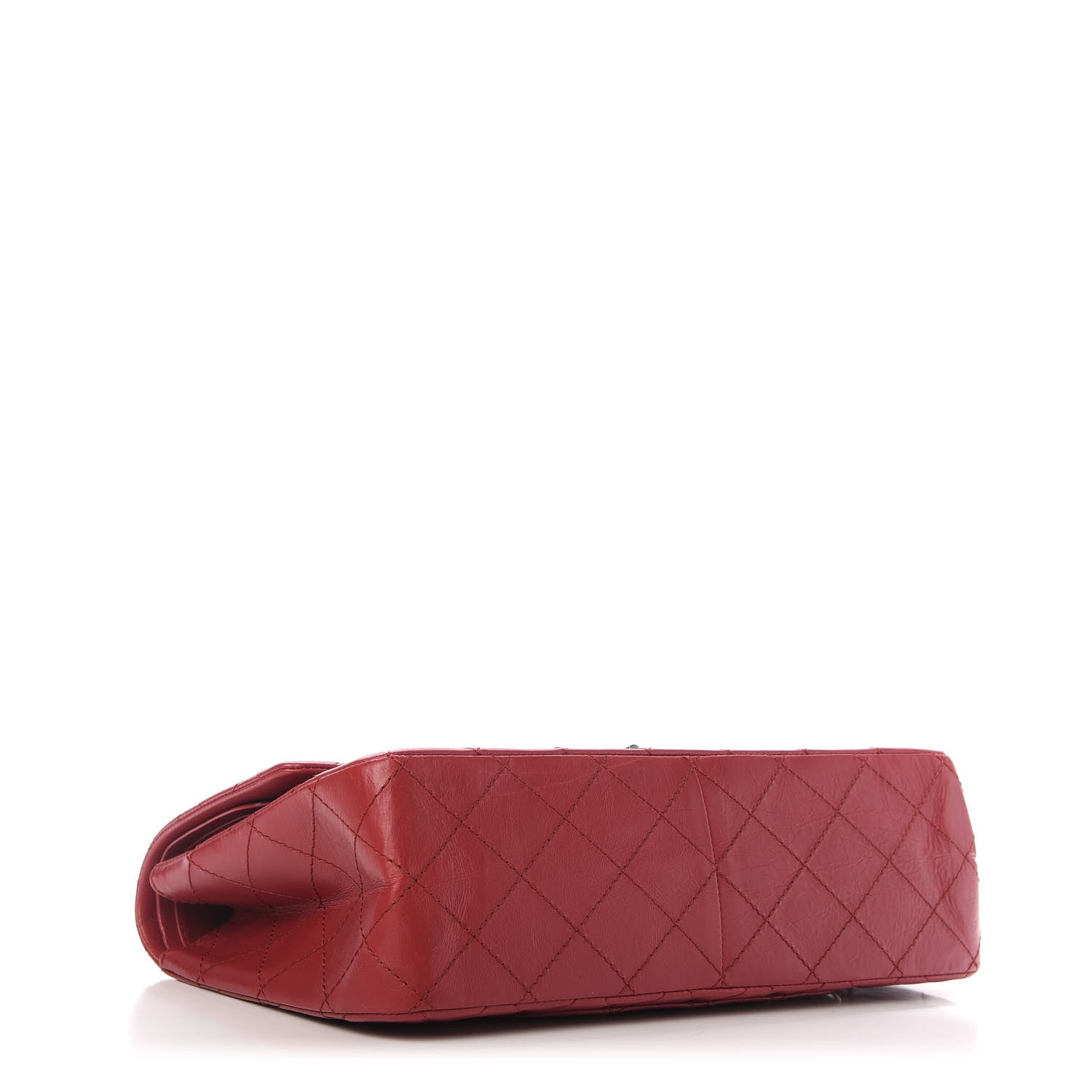Chanel Aged Calfskin Quilted 2.55 Reissue 227 Flap Red 4 of 10
