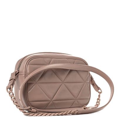 Prada Nappa Triangle Stitched Spectrum Camera Bag Cipria 3 of 13