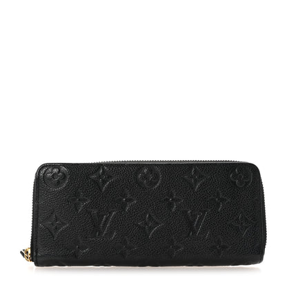 Louis Vuitton Empreinte Clemence Wallet Black 1 of 6