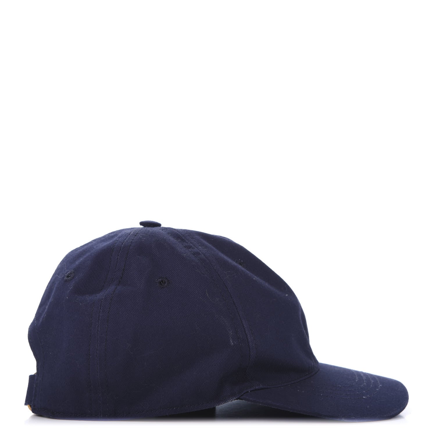 Gucci Cotton Moth Embroidered Baseball Hat 57 Navy 4 of 8