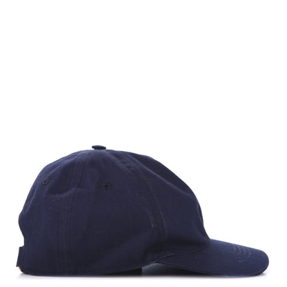 Gucci Cotton Moth Embroidered Baseball Hat 57 Navy 4 of 8