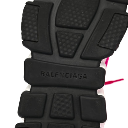 Balenciaga Knit Womens Speed Lace Up Sneakers 36 Rose Fluo 6 of 6