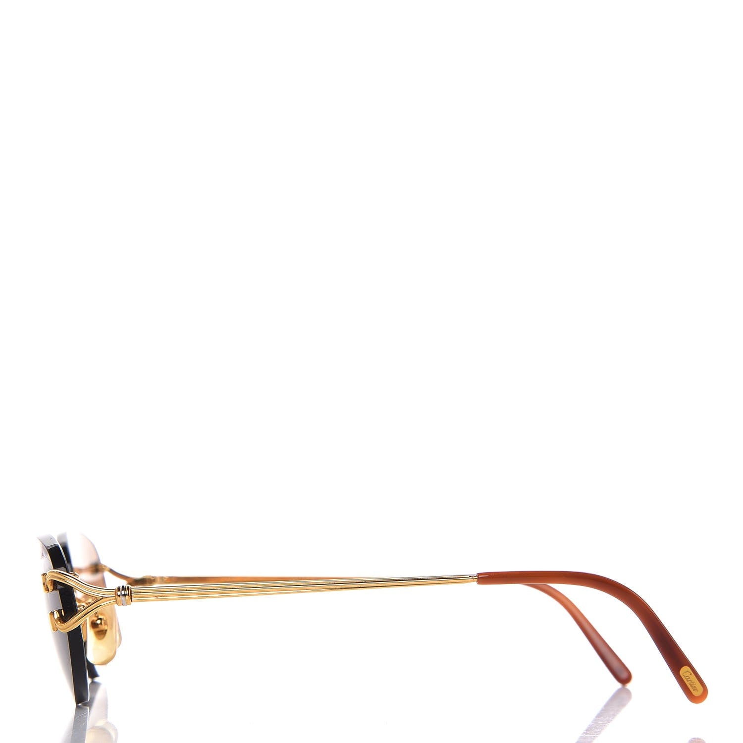 Cartier Rimless Sunglasses Gold 3 of 7