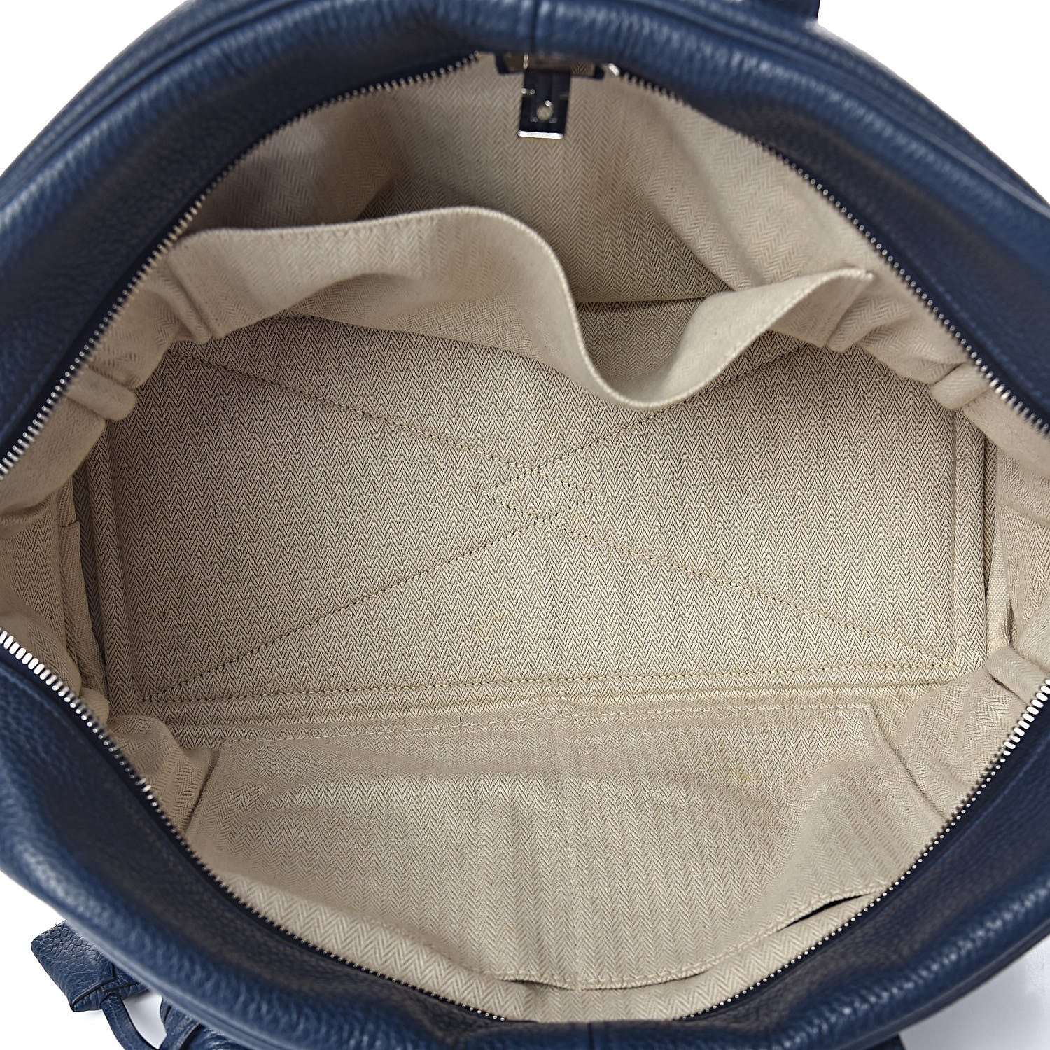 Hermes Taurillon Clemence Victoria II 35 Bleu De Malte 6 of 9