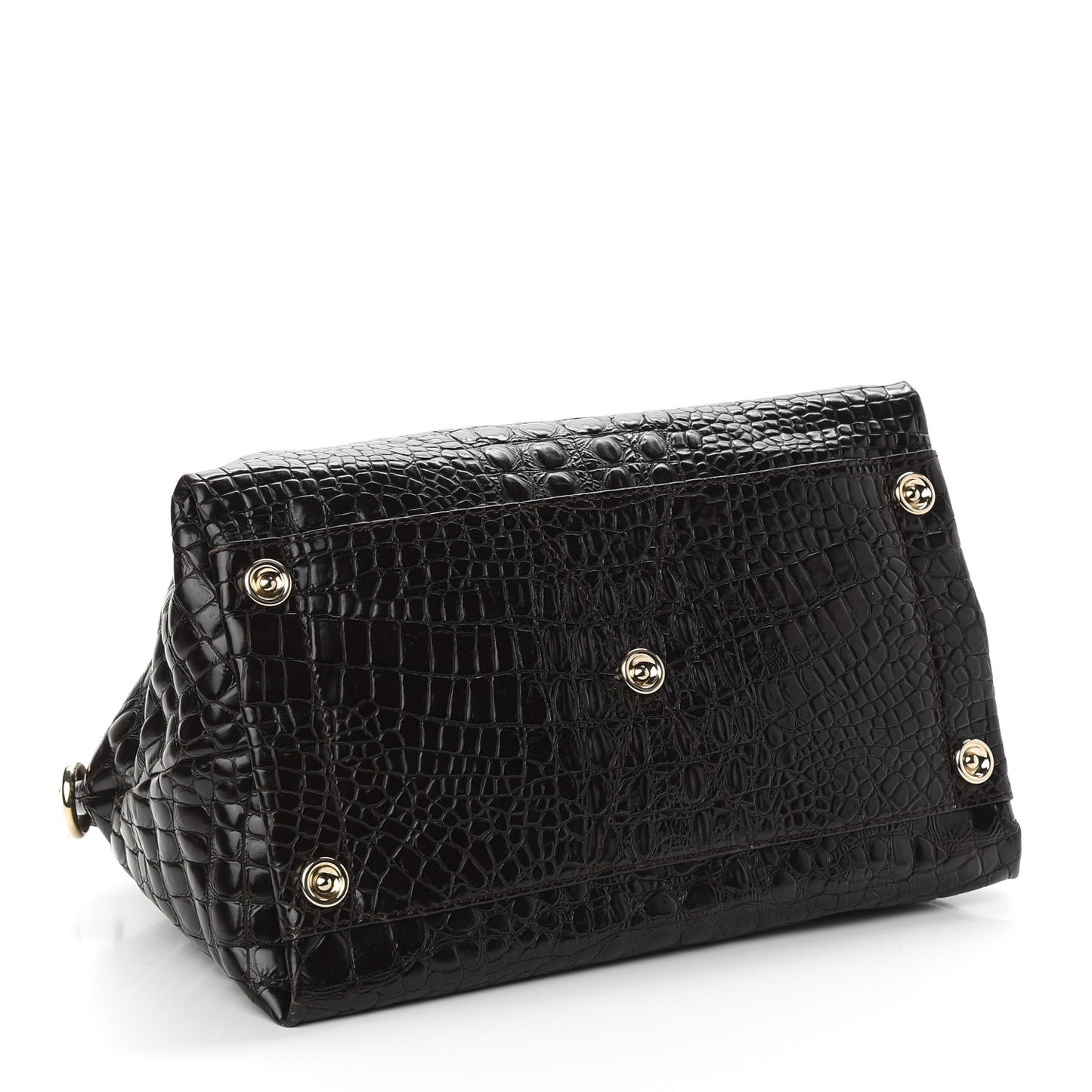 Calfskin Crocodile Embossed Bag