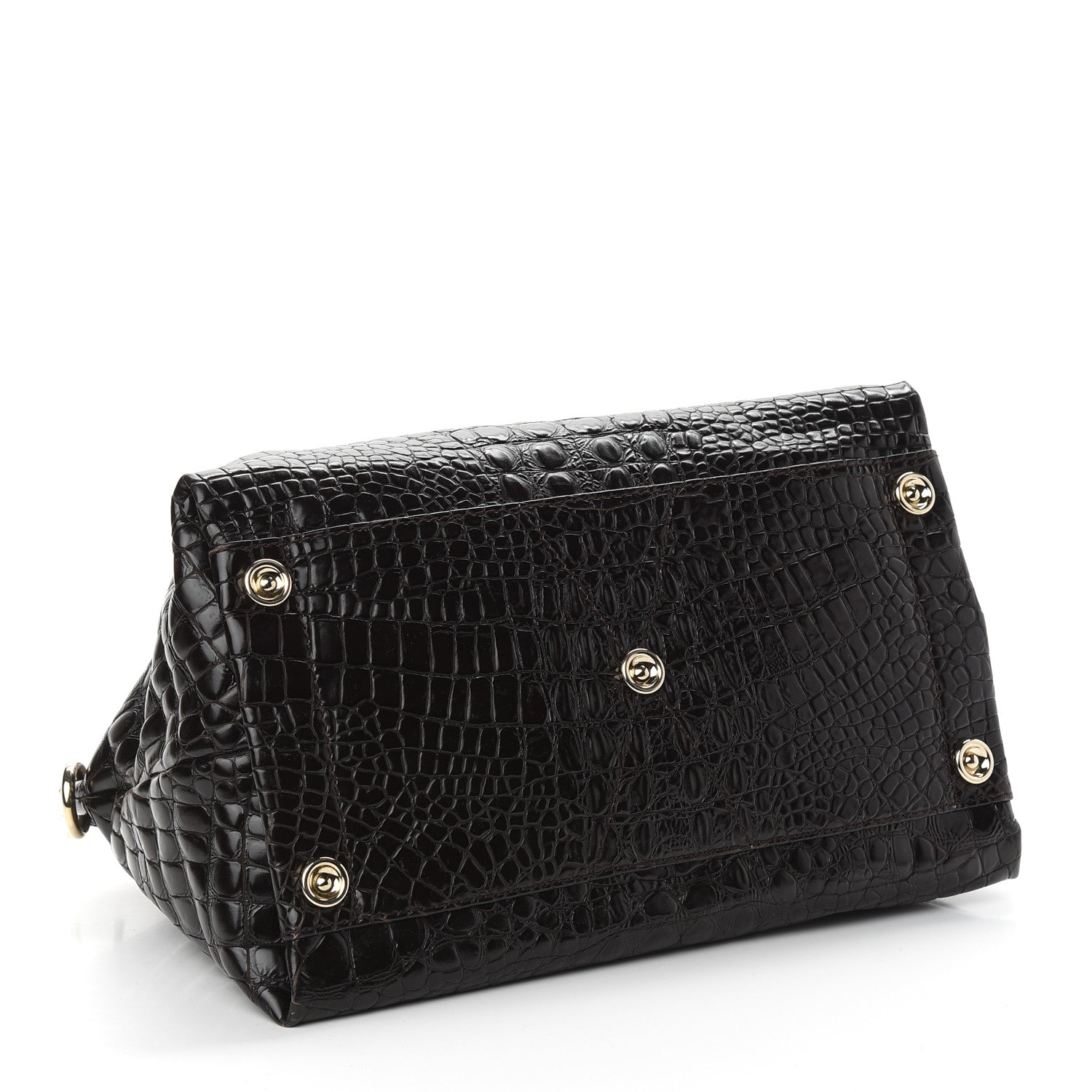 Jimmy Choo Calfskin Crocodile Embossed Bag 4 of 11