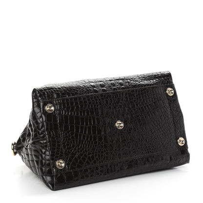 Jimmy Choo Calfskin Crocodile Embossed Bag 4 of 11