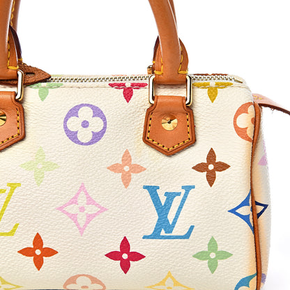 Louis Vuitton Monogram Multicolor Mini Sac HL Speedy White 8 of 11