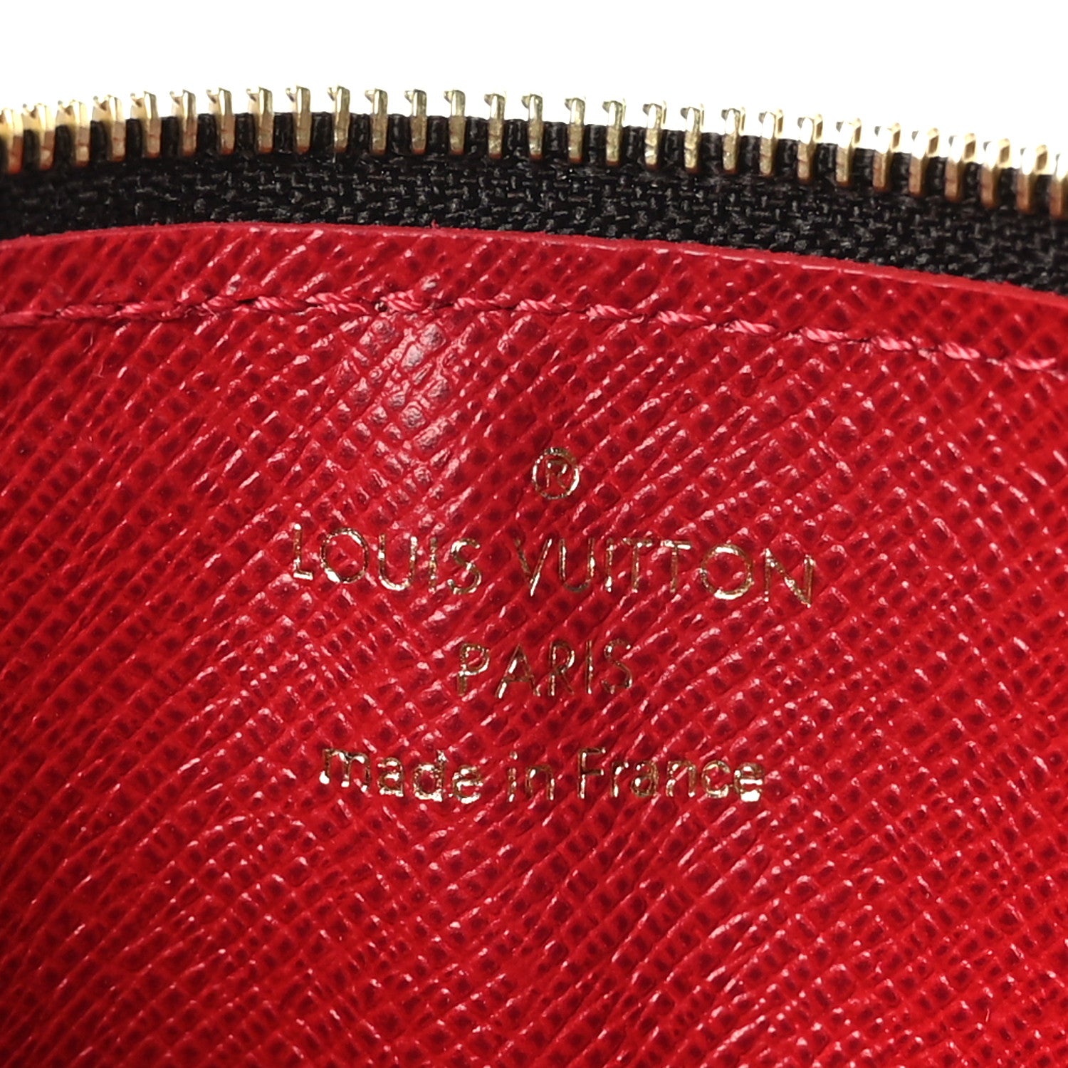 Louis Vuitton Damier Ebene Recto Verso Card Holder Red 6 of 6