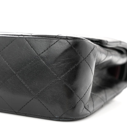 Chanel Lambskin Quilted Medium Double Flap Black 10 of 13