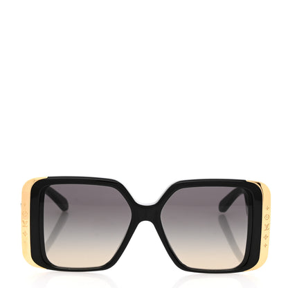 Louis Vuitton Acetate LV Moon Square Sunglasses Z1664E Black 2 of 9