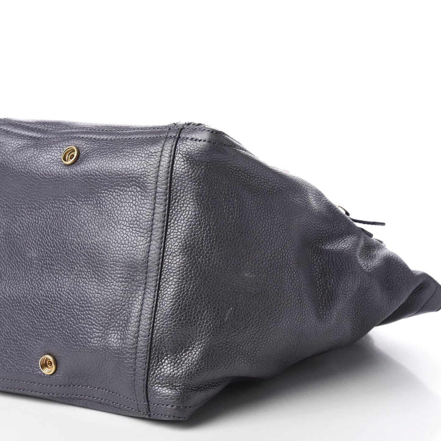Calfskin Small Downtown Tote Grey