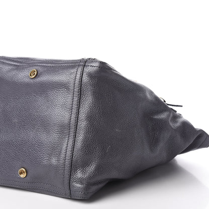 Saint Laurent Calfskin Small Downtown Tote Grey 6 of 9