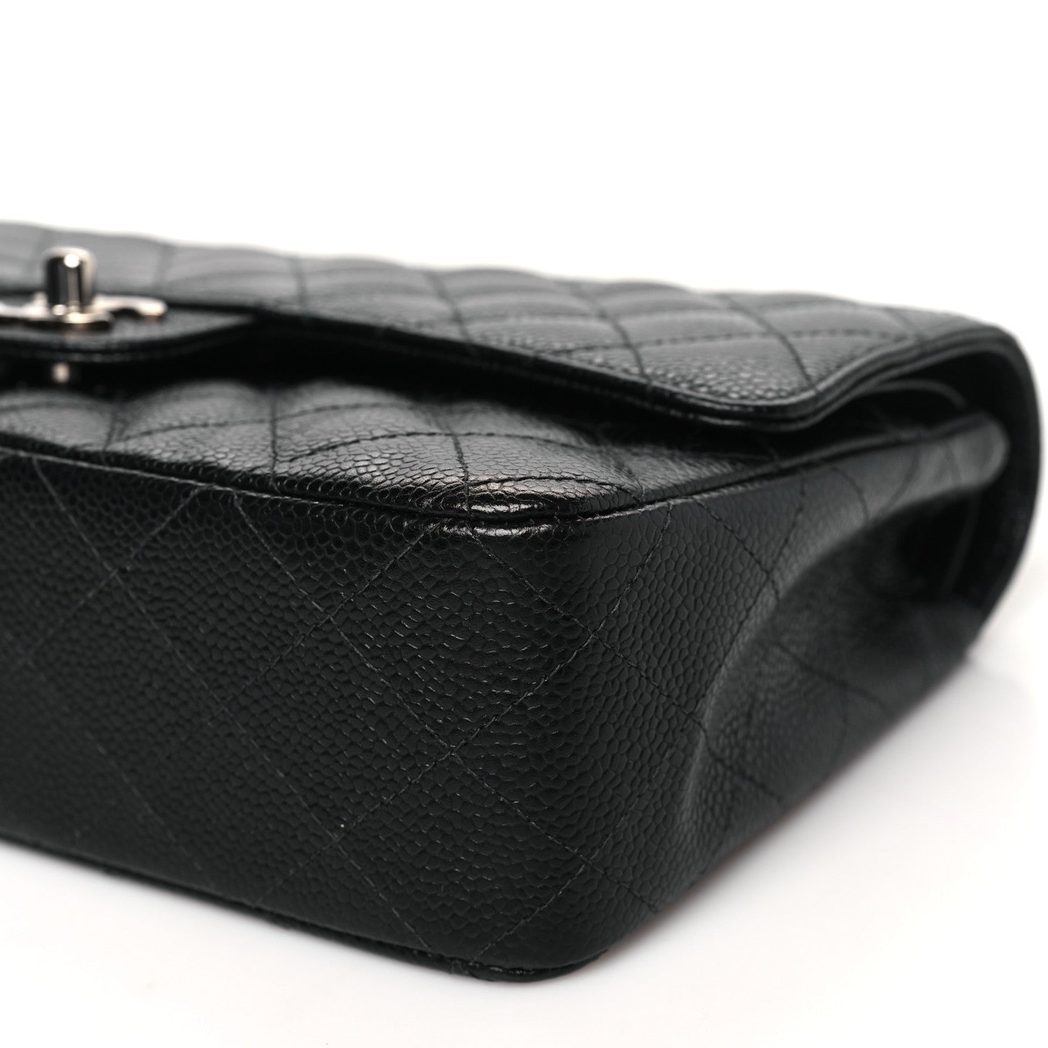 Chanel Caviar Quilted Medium Double Flap Black 10 of 10