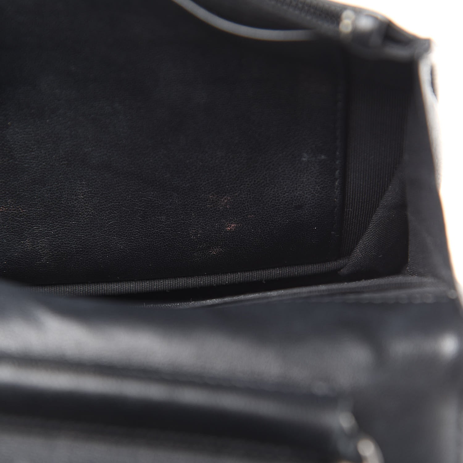 Chanel Lambskin Quilted Boy Wallet On Chain WOC Black 18 of 18