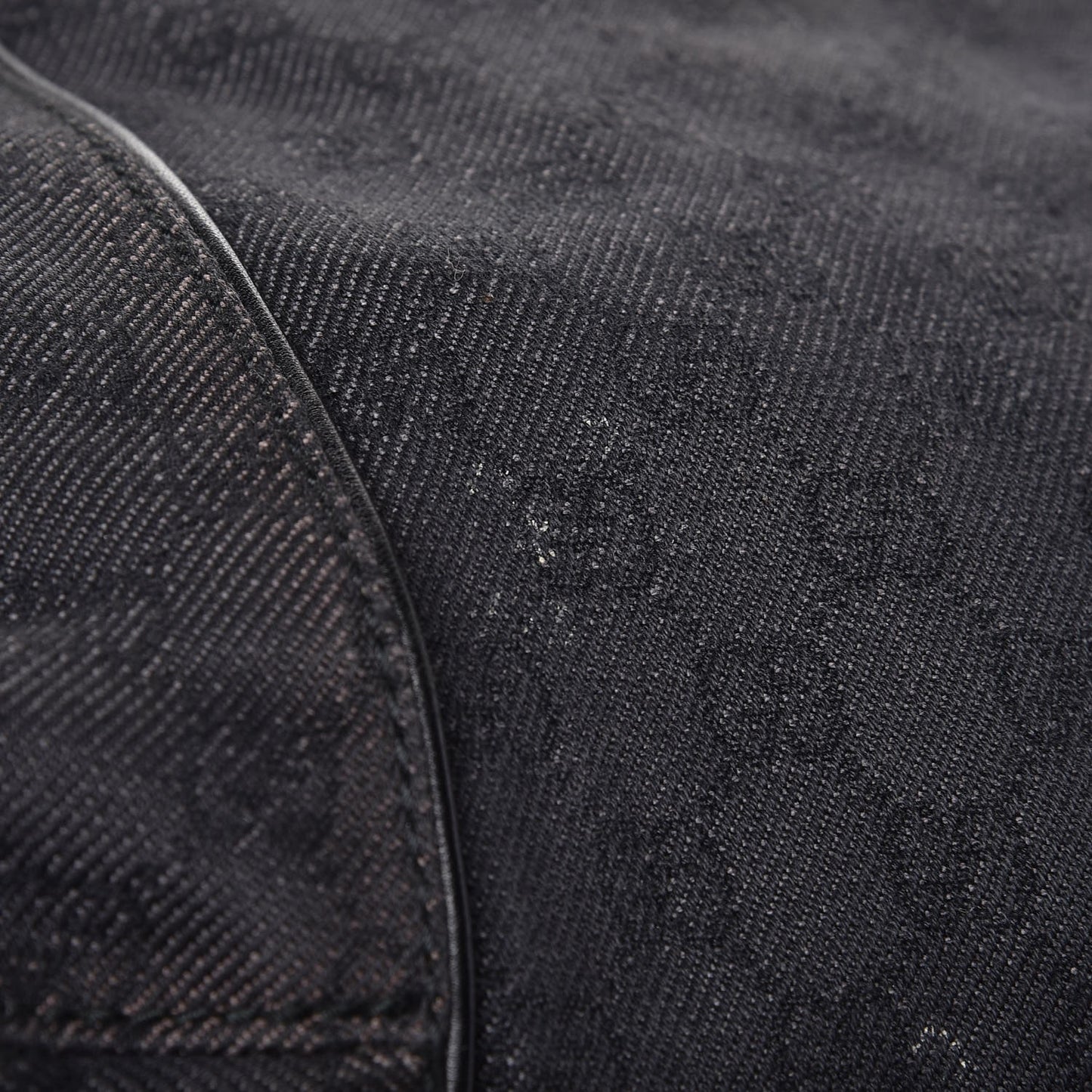 Denim Monogram Hobo Black